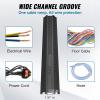 VEVOR 3 PCs Drop Over Cable Cover Ramp, 2,000 lbs/axle Load Capacity, Heavy Duty Cable Hose Protector Ramp, Floor Cord Cover for High Walking Traffic Areas Indoor Outdoor Home Office Warehouse School(Small-3PACK)