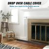 VEVOR 3 PCs Drop Over Cable Cover Ramp, 2,000 lbs/axle Load Capacity, Heavy Duty Cable Hose Protector Ramp, Floor Cord Cover for High Walking Traffic Areas Indoor Outdoor Home Office Warehouse School(Small-1PACK)