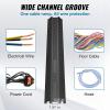 VEVOR 3 PCs Drop Over Cable Cover Ramp, 2,000 lbs/axle Load Capacity, Heavy Duty Cable Hose Protector Ramp, Floor Cord Cover for High Walking Traffic Areas Indoor Outdoor Home Office Warehouse School(Small-2PACK)