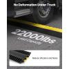 VEVOR 3.28 ft Cable Protector Ramp, 4 Pack of 1 Channel, 18000 lbs/axle Capacity Heavy Duty Rubber Speed Bumps, Floor Cord Cable Protector Wire Cover, for Residential Areas, Private Garages, Gardens(2 Channel-1 PC)