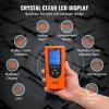 VEVOR 3-in-1 EMF Meter, 5Hz – 3.5GHz, Handheld Rechargeable Electromagnetic Field Radiation Detector, Digital LCD EMF Tester for EF MF RF Home Inspections Outdoor Ghost Hunting Paranormal Equipment