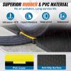 VEVOR 4 Pack of 1-Channel Rubber Cable Protector Ramps Heavy Duty 18000Lbs Load Capacity Cable Wire Cord Cover Ramp Speed Bump Driveway Hose Cable Ramp Protective Cover(5 Channel-1PC)