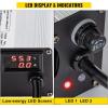 VEVOR 48 Volt 15 Amp Golf Cart Battery Charger with G29 Drive/LED Club Car Battery Charger Aluminum Shell Power Wise for Ez Go Yamaha(48V 15A For G29 Plug)