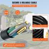 VEVOR 50FT 50 Amp Generator Extension Cord, STW 45446 + 45505 125V 250V Generator Power Cord, N14-50P & SS2-50R & CS6364 Twist Lock Connectors(15 FT)