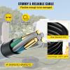 VEVOR 50FT 50 Amp Generator Extension Cord, STW 45446 + 45505 125V 250V Generator Power Cord, N14-50P & SS2-50R & CS6364 Twist Lock Connectors(25 Ft)