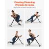 VEVOR AB Workout Machine, Ab Workout Equipment at Home Gym, Core & Abdominal Trainers for Women, 440 lbs Weight Capacity Strength Training Ab Cruncher, Foldable Adjustable Fitness Exerciser(Height Adjustable)