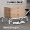 VEVOR Aluminum Dunnage Rack, 48” x 14” Commercial Food Floor Rack, 8” Off the Floor, 1000 lbs Capacity All-Welded Aluminum Storage, for Storage in Restaurants, Kitchens, Garages and Vehicles(36” x 20”x 8”)