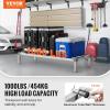 VEVOR Aluminum Dunnage Rack, 48” x 14” Commercial Food Floor Rack, 8” Off the Floor, 1000 lbs Capacity All-Welded Aluminum Storage, for Storage in Restaurants, Kitchens, Garages and Vehicles(48” x 20”x 8”)
