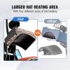 VEVOR Auto Heat Press Machine, 15 x 15 inch, T-Shirt Press Machine with Auto Release and Adjustable Pressure, Digital Display, Rapid Heating, for Sublimation, Vinyl, Heat Transfer Projects, Green(Heat Press Hat-Black)