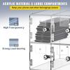 VEVOR Cell Phone Storage Locker, 20 Slots Acrylic Material with Door Locks and Keys, Wall-Mounted Cabinet Pocket Office Classroom Gym Box, Clear(20-Slot)