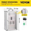 VEVOR Cell Phone Storage Locker, 20 Slots Acrylic Material with Door Locks and Keys, Wall-Mounted Cabinet Pocket Office Classroom Gym Box, Clear(36 Slots)