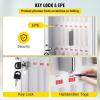 VEVOR Cell Phone Storage Locker, 20 Slots Acrylic Material with Door Locks and Keys, Wall-Mounted Cabinet Pocket Office Classroom Gym Box, Clear(36 Slots)