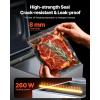 VEVOR Chamber Vacuum Sealer, 260W Sealing Power, Vacuum Packing Machine for Wet Foods, Meats, Marinades and More, Compact Size with 10.2 in Sealing Length, Applied in Home Kitchen(silver)