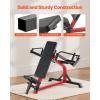 VEVOR Chest Press Machine, Bench Press Set, Adjustable Flat Incline Bench with Independent Converging Arms, Upper Chest Equipment, Fitness Home Gym Equipment Chest(Seated Press-Incline Press)