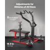 VEVOR Chest Press Machine, Bench Press Set, Adjustable Flat Incline Bench with Independent Converging Arms, Upper Chest Equipment, Fitness Home Gym Equipment Chest(Bench Press-Up Down)