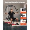 VEVOR Chest Press Machine, Bench Press Set, Adjustable Flat Incline Bench with Independent Converging Arms, Upper Chest Equipment, Fitness Home Gym Equipment Chest(Seated Press-Alternating Lateral)