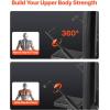 VEVOR Chest Press Machine, Bench Press Set, Adjustable Flat Incline Bench with Independent Converging Arms, Upper Chest Equipment, Fitness Home Gym Equipment Chest(Seated Press-Up Down)