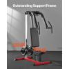 VEVOR Chest Press Machine, Bench Press Set, Adjustable Flat Incline Bench with Independent Converging Arms, Upper Chest Equipment, Fitness Home Gym Equipment Chest(Seated Press-Alternating Lateral)