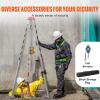 VEVOR Confined Space Tripod Kit, 1800 lbs Winch, Confined Space Tripod 7′ Legs and 98′ Cable, Confined Space Rescue Tripod 32.8′ Fall Protection, Harness, Storage Bag for Traditional Confined Spaces(1200lbs)