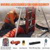 VEVOR Confined Space Tripod Kit, 1800 lbs Winch, Confined Space Tripod 7′ Legs and 98′ Cable, Confined Space Rescue Tripod 32.8′ Fall Protection, Harness, Storage Bag for Traditional Confined Spaces(2600lbs + Blower + Gas detector)