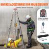 VEVOR Confined Space Tripod Kit, 1800 lbs Winch, Confined Space Tripod 7′ Legs and 98′ Cable, Confined Space Rescue Tripod 32.8′ Fall Protection, Harness, Storage Bag for Traditional Confined Spaces(1200 lbs w/Harness)