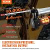 VEVOR Cordless Grease Gun, 20-Volt, 10,000 PSI, 39″ Long Hose, Electric Grease Gun Kit Professional High Pressure Battery Powered Grease Gun with Carrying Case, Battery and Charger Included, Black(2 Battery)