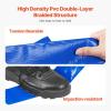 VEVOR Discharge Hose, 1-1/2″ x 100′, PVC Fabric Lay Flat Hose, Heavy Duty Backwash Drain Hose with Clamps, Weather-proof & Burst-proof, Ideal for Swimming Pool & Water Transfer, Blue(3″ x 50′ with connector)