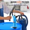 VEVOR Drum Pump, 9.5 oz. Per Stroke, Lever-Action Barrel Pump, Fits 5-55 Gallon Drums with 3-Section Suction Tube Assembly & Hose, Hand Operated, Designed to Transfer Water, Alcohol, Corrosive Liquids(Large)