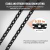 VEVOR Electric Chain Hoist, 2200 lbs Load Capacity, 10 ft Lifting Height, 120V Single Phase Overhead Crane with Chain, 10 ft Wired Remote Control for Garage, Shop, Hotel, and Home(Orange + Black)
