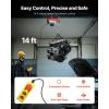 VEVOR Electric Hoist with Remote Control, 440 lbs Material Handling Tool, 110V Electric Hoist with 14ft Remote Control for Factories, Warehouses, Construction Site, Attic(1760lbs Wired)