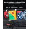 VEVOR Electric Hoist with Remote Control, 440 lbs Material Handling Tool, 110V Electric Hoist with 14ft Remote Control for Factories, Warehouses, Construction Site, Attic(1320LBS Wireless)