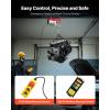 VEVOR Electric Hoist with Remote Control, 440 lbs Material Handling Tool, 110V Electric Hoist with 14ft Remote Control for Factories, Warehouses, Construction Site, Attic(2200LBS Wireless/Wired)