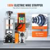 VEVOR Electric Wire Stripping Machine, 0.06”-1.18” Automatic Wire Stripper, 180 W, 60 ft/min with Visible Stripping Depth Reference Electric Wire Stripper, Copper Stripper