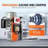 VEVOR Electric Wire Stripping Machine, 0.06”-1.57” Automatic Wire Stripper Machine, 750 W, 98 ft/min Wire Stripper with Visible Stripping Depth Reference, 10 Channels Electric Wire Strip Machine(Electric 750W)
