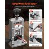 VEVOR Electric Wire Stripping Machine, 0.06”-1.57” Automatic Wire Stripper Machine, 750 W, 98 ft/min Wire Stripper with Visible Stripping Depth Reference, 10 Channels Electric Wire Strip Machine(Hand Crank or Drill Powered)