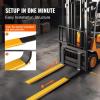 VEVOR Forklift Extensions, 96 Inch Pallet Fork Extensions 4.5 Inch Width, Heavy Duty Fork Extensions for Forklifts, 1 Pair Forklift Extensions for Forklift Truck(72 x 4.5 Inch)