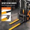 VEVOR Forklift Extensions, 96 Inch Pallet Fork Extensions 4.5 Inch Width, Heavy Duty Fork Extensions for Forklifts, 1 Pair Forklift Extensions for Forklift Truck(60 x 4.5 Inch)