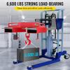 VEVOR Forklift Lifting Hook, 6600lbs Capacity Forklift Lifting Hoist, Red Forklift Mobile Crane with Swivel Hook and Two Large T-Screws, Hook Forklift Lifting Hoist, Fork Lifting Attachment(6600LBS)