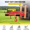 VEVOR Forklift Lifting Hook, 6600lbs Capacity Forklift Lifting Hoist, Red Forklift Mobile Crane with Swivel Hook and Two Large T-Screws, Hook Forklift Lifting Hoist, Fork Lifting Attachment(6600LBS)