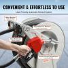 VEVOR Fuel Hose Reel, 1″ x 50′, Extra Long Retractable Diesel Hose Reel, Heavy-Duty Carbon Steel Construction with Automatic Fuel Nozzle, NBR Rubber Hose for Aircraft Ship Vehicle Tank Truck, 300 PSI(1″ 50 Ft)