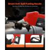 VEVOR Fuel Transfer Pump, 12V DC 10 GPM 1/4 HP, Portable Electric Diesel Transfer Pump with Automatic Shut-Off Fuel Nozzle, High Flow, Long Inlet & Outlet Hose for Diesel, Kerosene, Transformer Fuel(12V 10GPM)