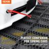 VEVOR G80 V Bridle Chain, 5/16″ x 3′ Towing Chain Bridle with R Hooks, T Hooks, J Hooks and Grab Hooks, Transport Tow Chain Bridle with 10800 lbs Safe Working Load for Flatbed Truck Wrecker Recovery(3/8Inch x 3FT)
