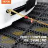 VEVOR G80 V Bridle Chain, 5/16″ x 3′ Towing Chain Bridle with R Hooks, T Hooks, J Hooks and Grab Hooks, Transport Tow Chain Bridle with 10800 lbs Safe Working Load for Flatbed Truck Wrecker Recovery(5/16Inch x 6FT)