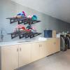 VEVOR Garage Shelving Wall Mounted, 1 x 4 ft Heavy Duty Shelves, 400 lbs Load Capacity Storage Rack Floating 2 Pack, Suitable for Shop, Shed, Storage, Black (LL1248)(2 x 6 ft)