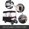 VEVOR Golf Cart Enclosure, Polyester Driving Enclosure, Club Car Covers Universal Fits for Most Brand Carts, Sunproof and Dustproof Outdoor Cart Cover(300D 86.6×43.3×62.2″)