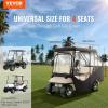 VEVOR Golf Cart Enclosure, Polyester Driving Enclosure, Club Car Covers Universal Fits for Most Brand Carts, Sunproof and Dustproof Outdoor Cart Cover(420D 97x43x55″)