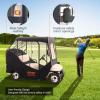 VEVOR Golf Cart Enclosure, Polyester Driving Enclosure, Club Car Covers Universal Fits for Most Brand Carts, Sunproof and Dustproof Outdoor Cart Cover(600D 85x48x53″)