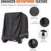 VEVOR Golf Cart Enclosure, Polyester Driving Enclosure, Club Car Covers Universal Fits for Most Brand Carts, Sunproof and Dustproof Outdoor Cart Cover(600DFull cover 112x48x66″)