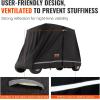 VEVOR Golf Cart Enclosure, Polyester Driving Enclosure, Club Car Covers Universal Fits for Most Brand Carts, Sunproof and Dustproof Outdoor Cart Cover(600DFull cover 112.5x48x66″)