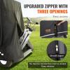 VEVOR Golf Cart Enclosure, Polyester Driving Enclosure, Club Car Covers Universal Fits for Most Brand Carts, Sunproof and Dustproof Outdoor Cart Cover(600DFull cover 112.5x48x66″)